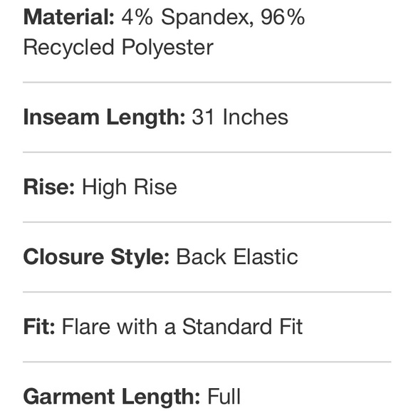 NEW high - waist Flared pants • Pull on with SUPER COOL lettuce Detail - Picture 6 of 8